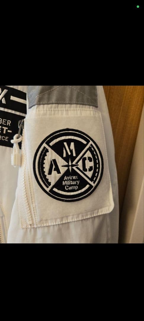 AVIREX HALOフライトジャケット ホワイト