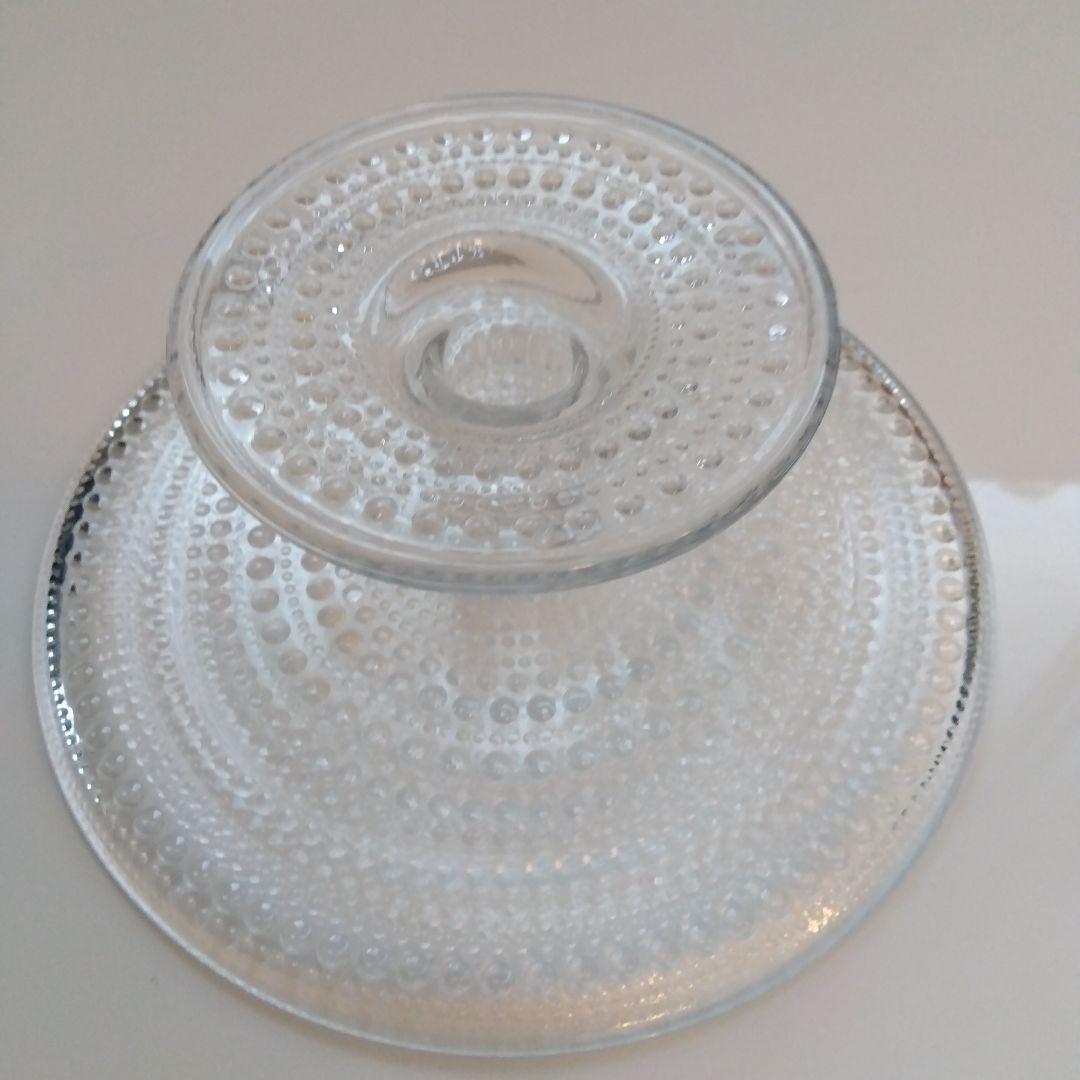 イッタラ　カステヘルミ　ケーキスタンド　クリア　24cm