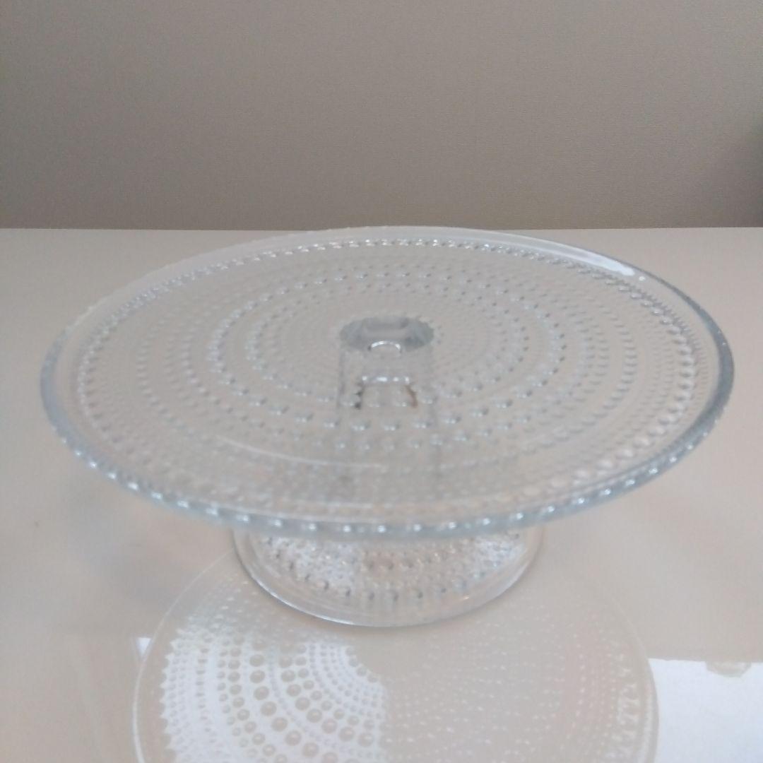 イッタラ　カステヘルミ　ケーキスタンド　クリア　24cm