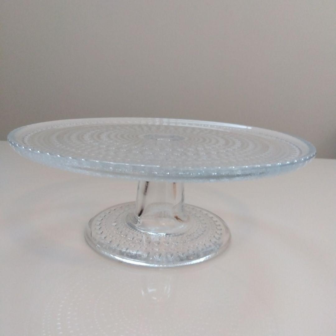 イッタラ　カステヘルミ　ケーキスタンド　クリア　24cm