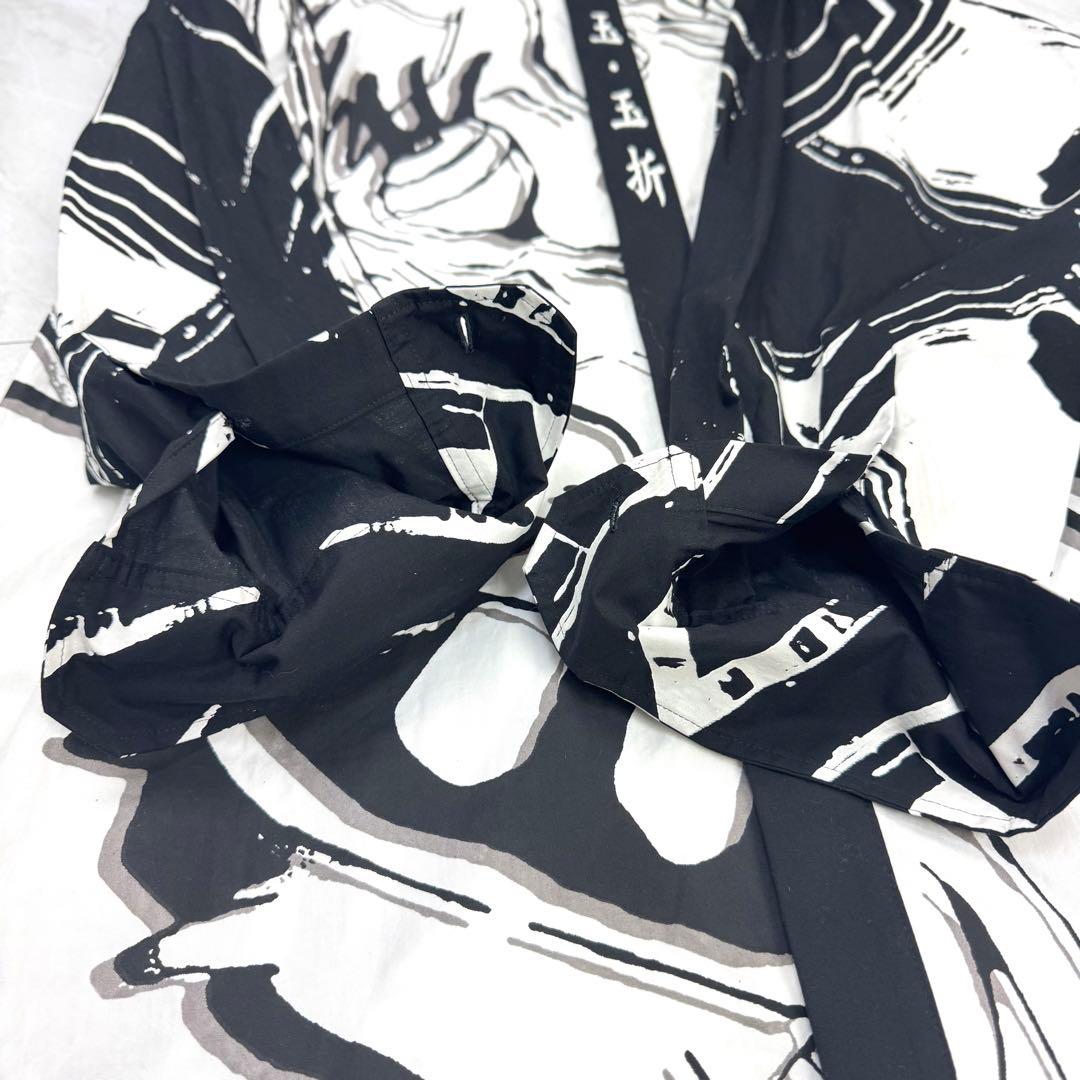 未使用に近い Ground Y ヨウジヤマモト 呪術廻戦 ロングシャツ 白