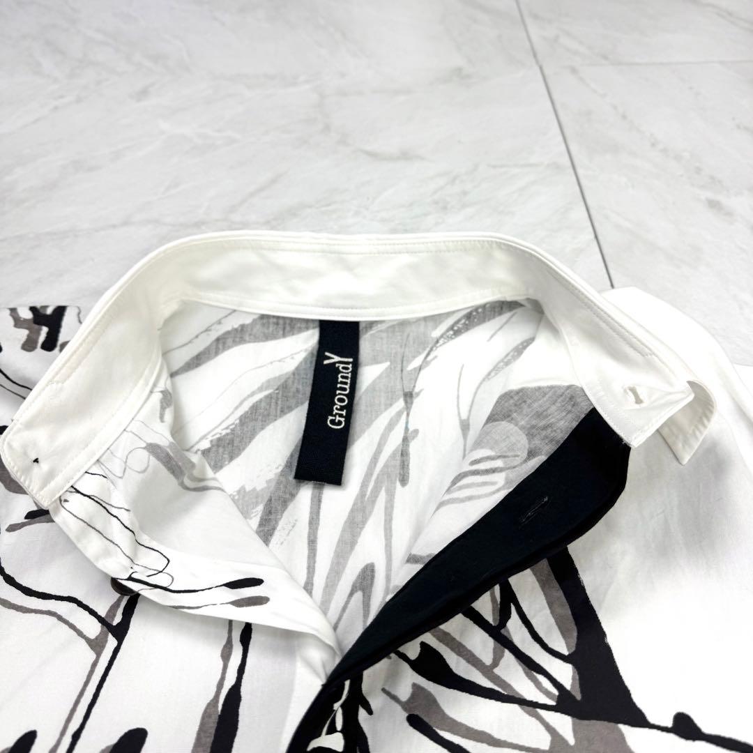未使用に近い Ground Y ヨウジヤマモト 呪術廻戦 ロングシャツ 白
