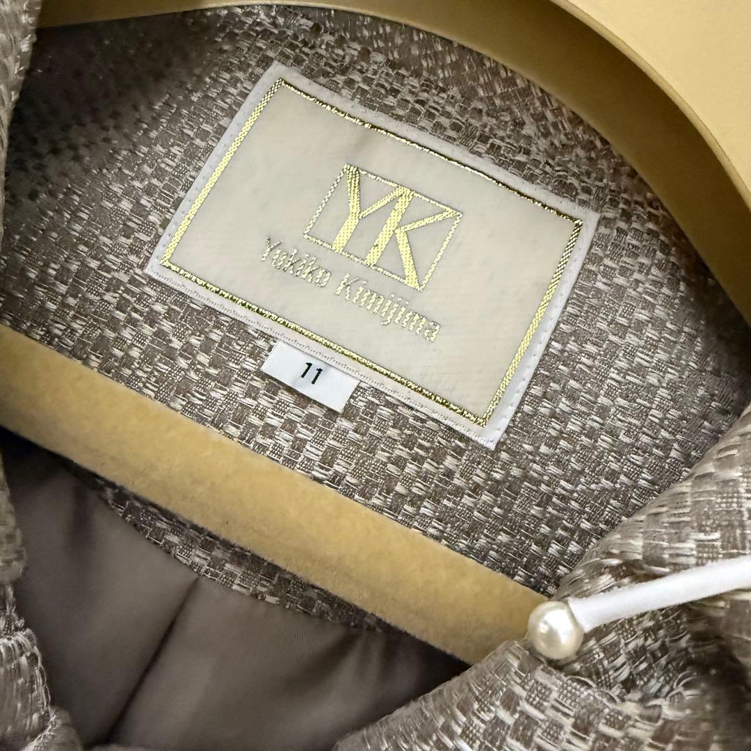 ユキコキミジマ　東京ソワール　マザーズドレス　米沢織　フォーマル　結婚式　スーツ