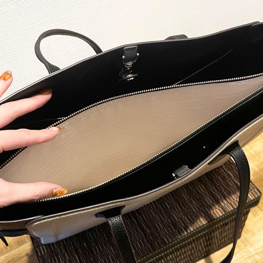 【美品】kate spade ケイトスペード トートバッグ A4大容量 ビジネス
