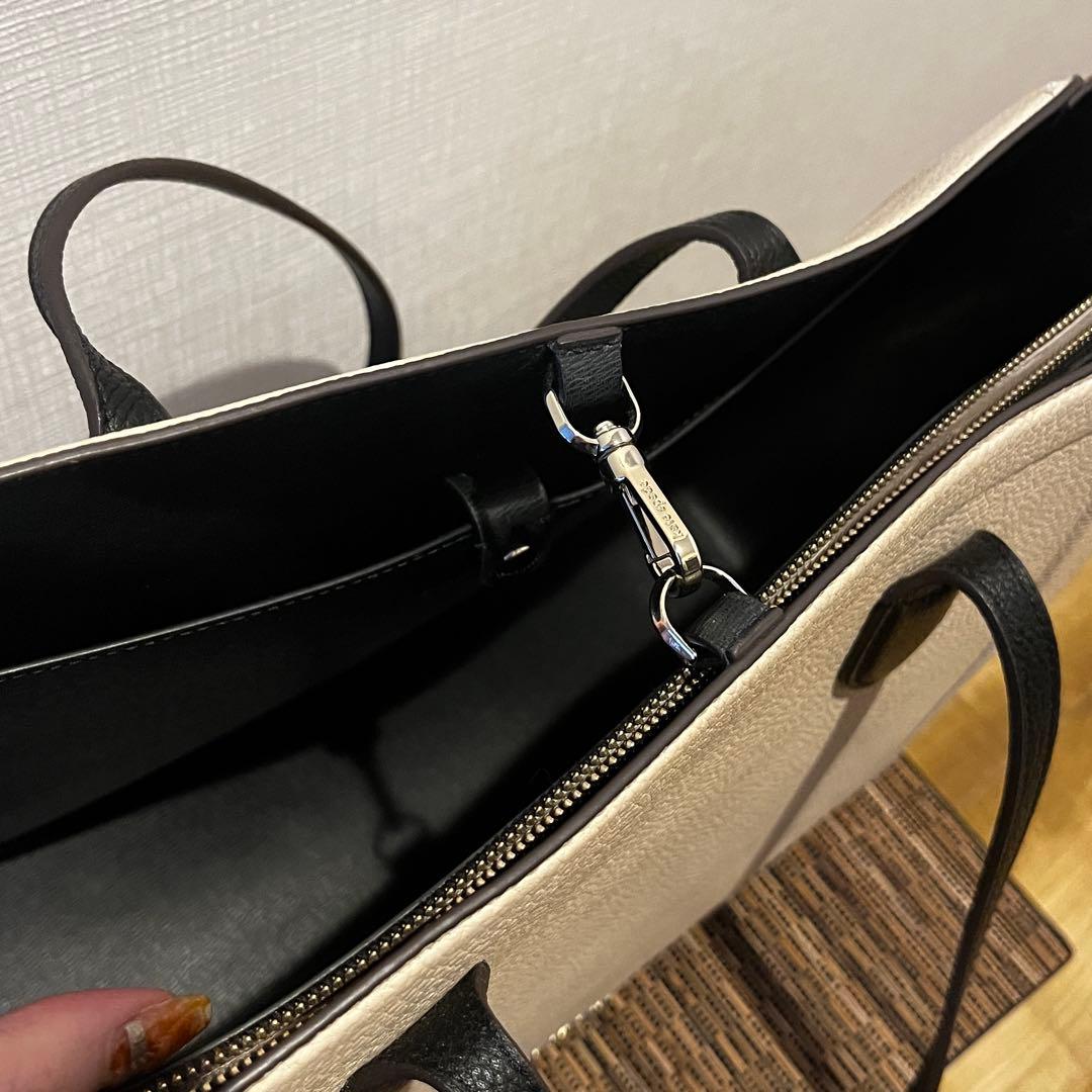 【美品】kate spade ケイトスペード トートバッグ A4大容量 ビジネス
