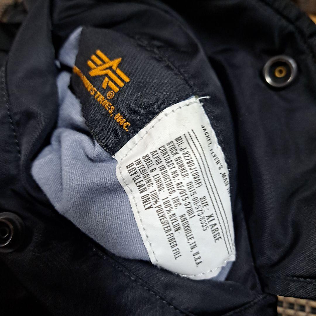 a*u様 NASA APOLLO MA1 フライトジャケット　サイズXL