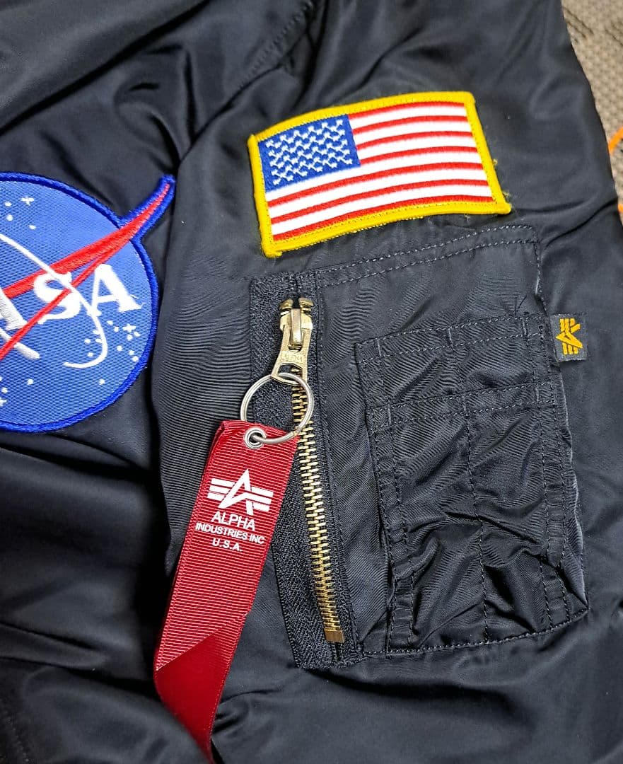 a*u様 NASA APOLLO MA1 フライトジャケット　サイズXL