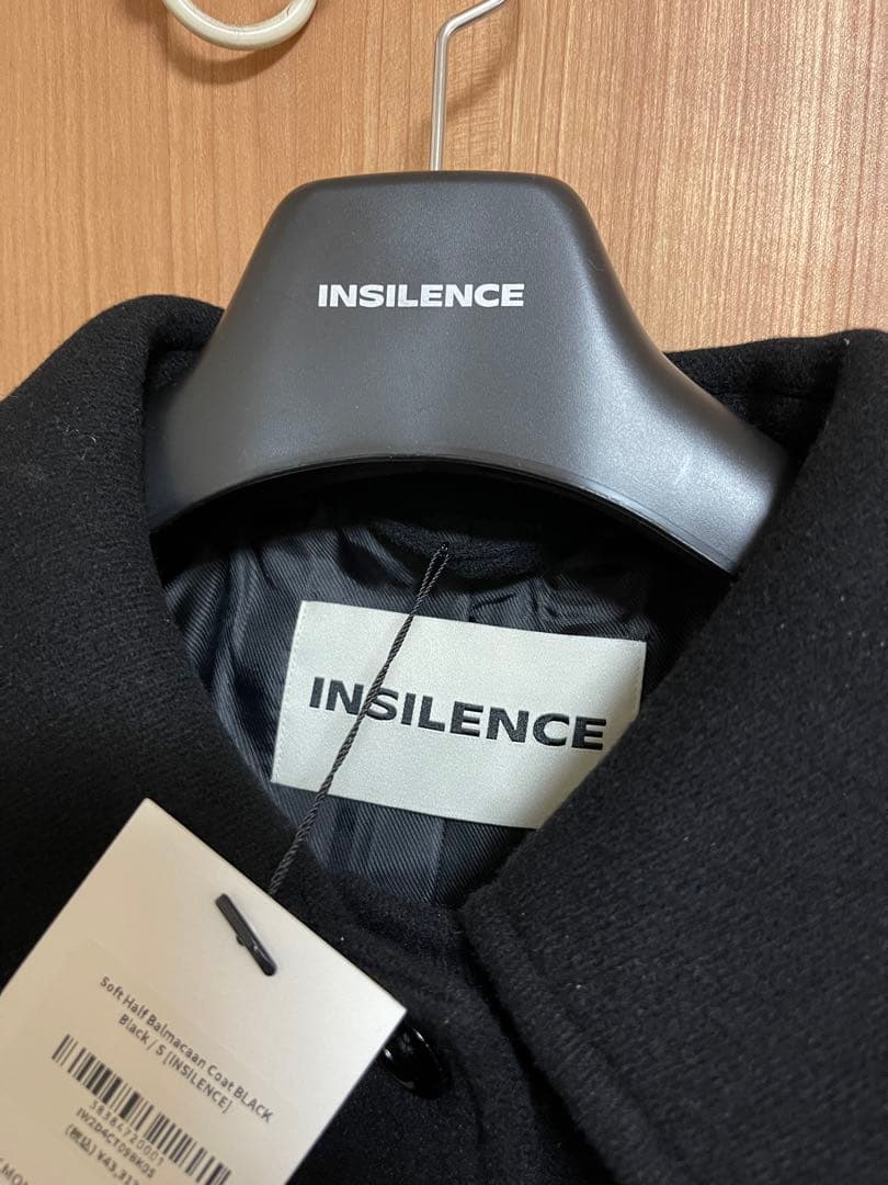 最終価格 INSILENCE COAT BLACK S コート　Sサイズ