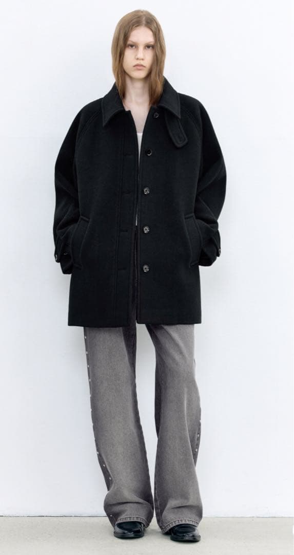 最終価格 INSILENCE COAT BLACK S コート　Sサイズ