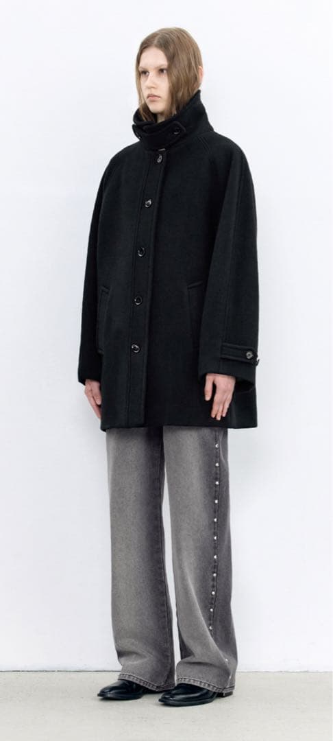 最終価格 INSILENCE COAT BLACK S コート　Sサイズ