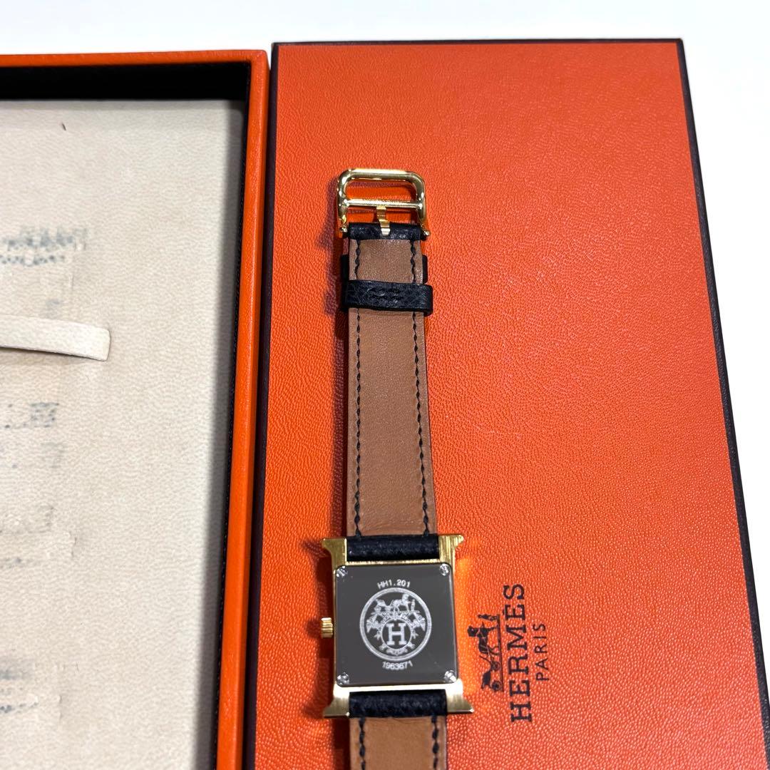 Hermès HH1.201 腕時計 ゴールドプレート 美品