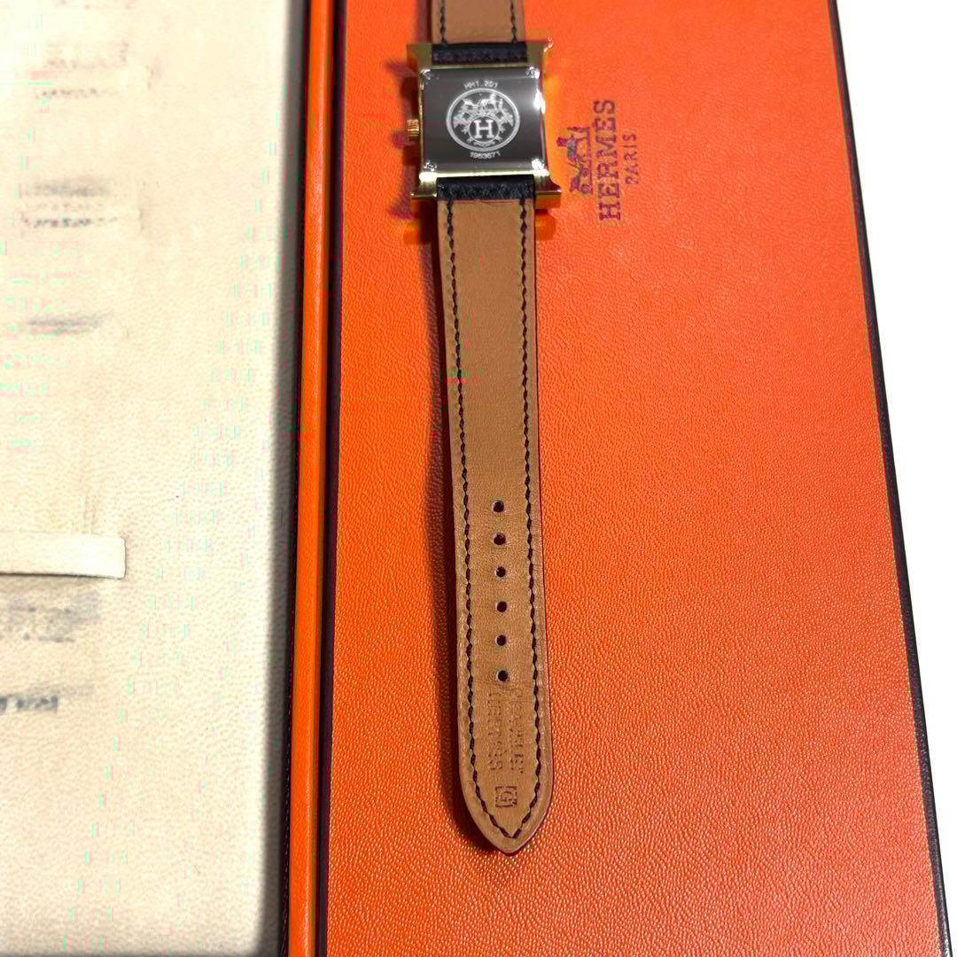 Hermès HH1.201 腕時計 ゴールドプレート 美品