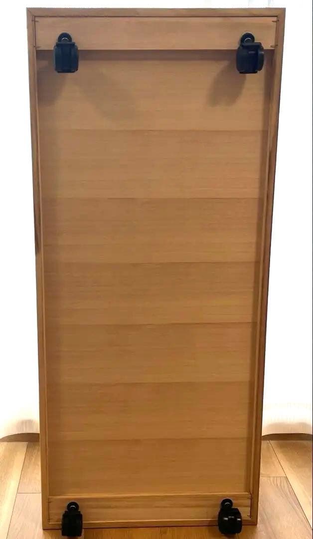 桐の衣装・着物収納用箱　5段＋蓋　キャスター付き　即購入OK