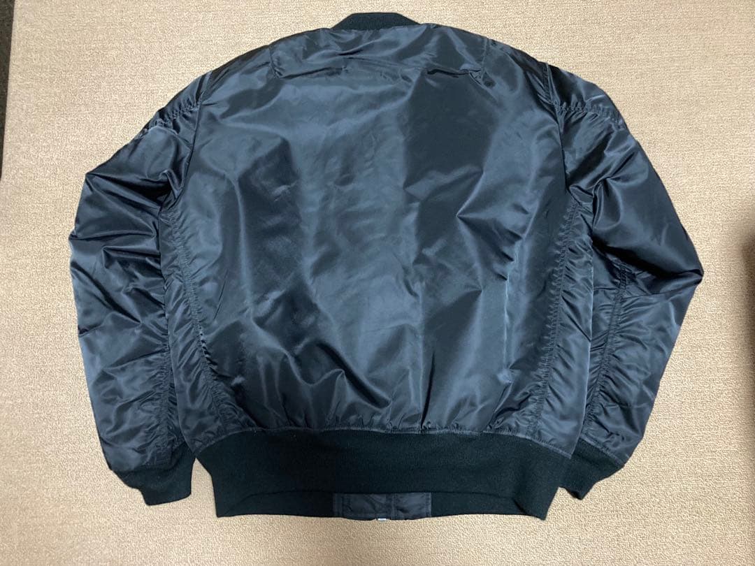 AVIREX x WAIPER MA-1 フライトジャケット XL ブラック 黒