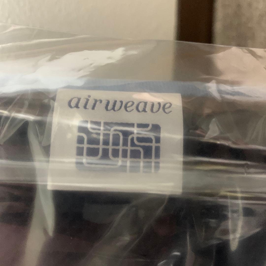 エアウィーヴ (airweave) 座クッション 座椅子 二つ折り 未使用　青黒