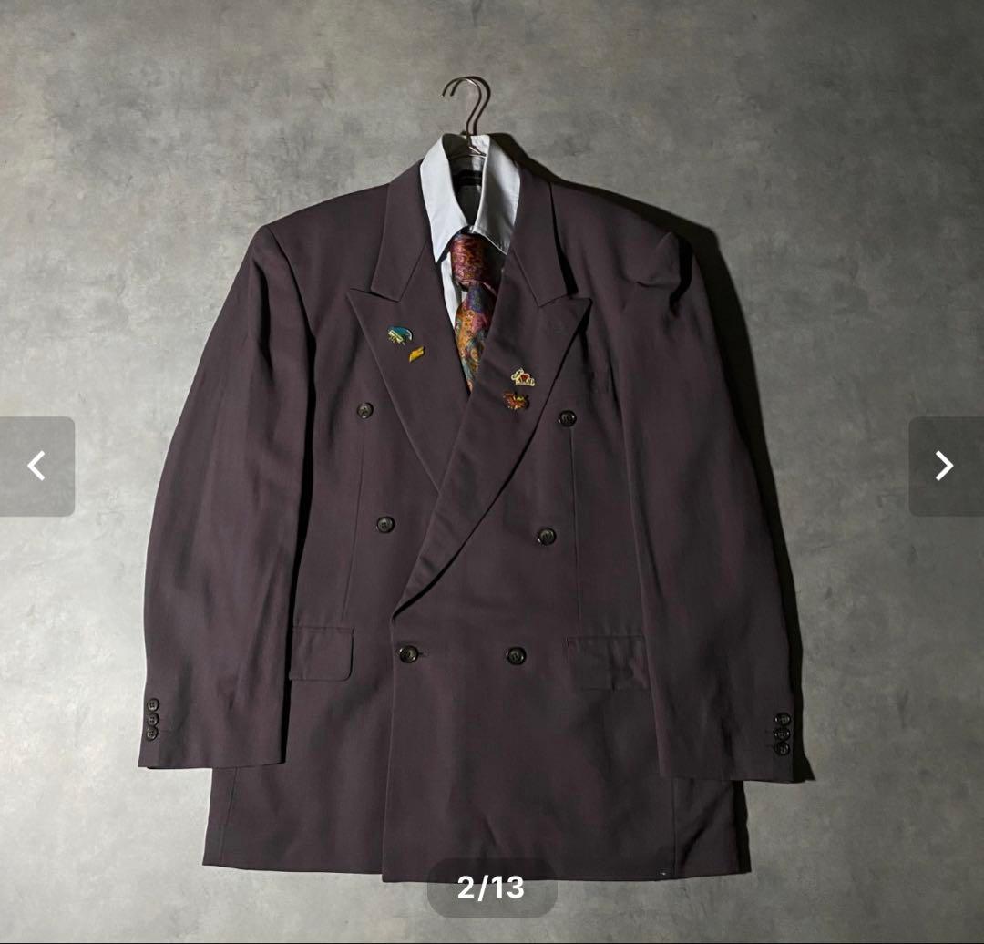 90s vintage レトロセットアップ スーツ ピンズ