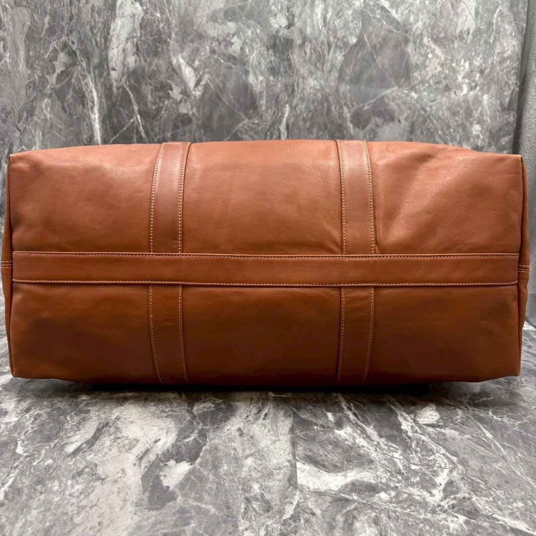 極美品 オールドコーチ レザーボストンバッグ アバロンコラボ 大容量 ブラウン