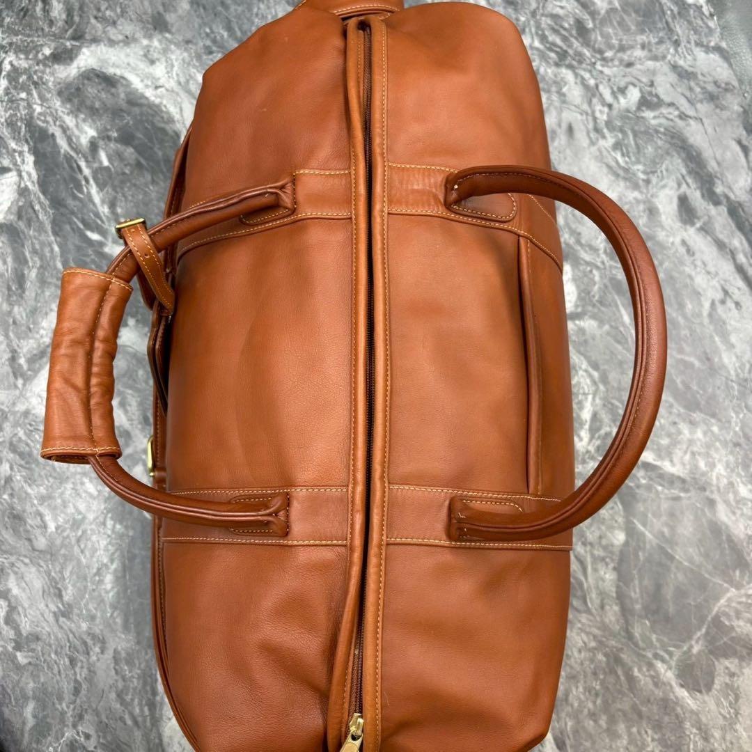 極美品 オールドコーチ レザーボストンバッグ アバロンコラボ 大容量 ブラウン