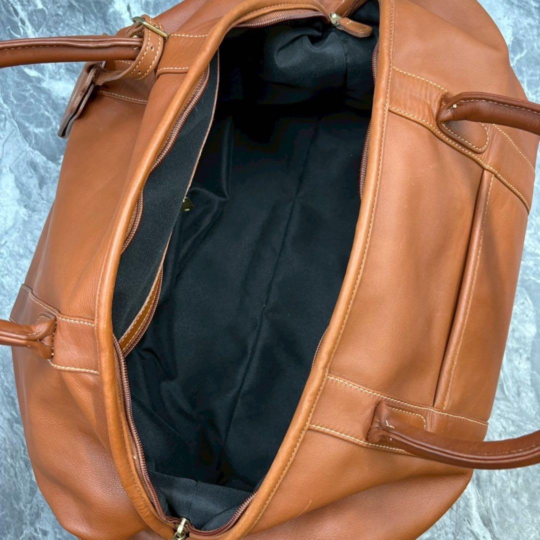 極美品 オールドコーチ レザーボストンバッグ アバロンコラボ 大容量 ブラウン