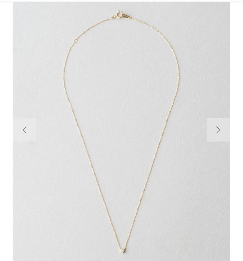 Jouete K10YG ネックレス ダイヤモンド 0.04ct