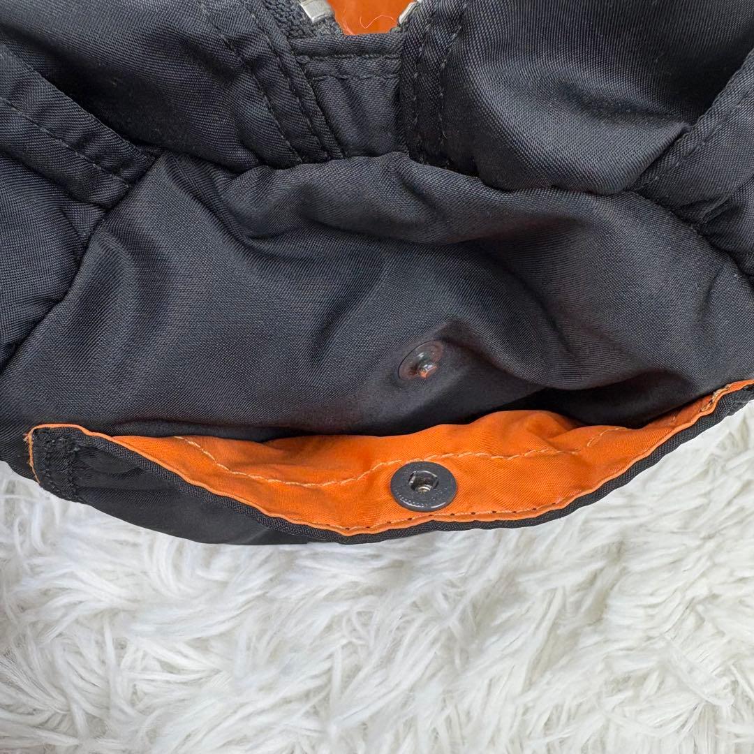 【極美品】ポーター　ミニボストンバッグ　筒形　タンカー　黒