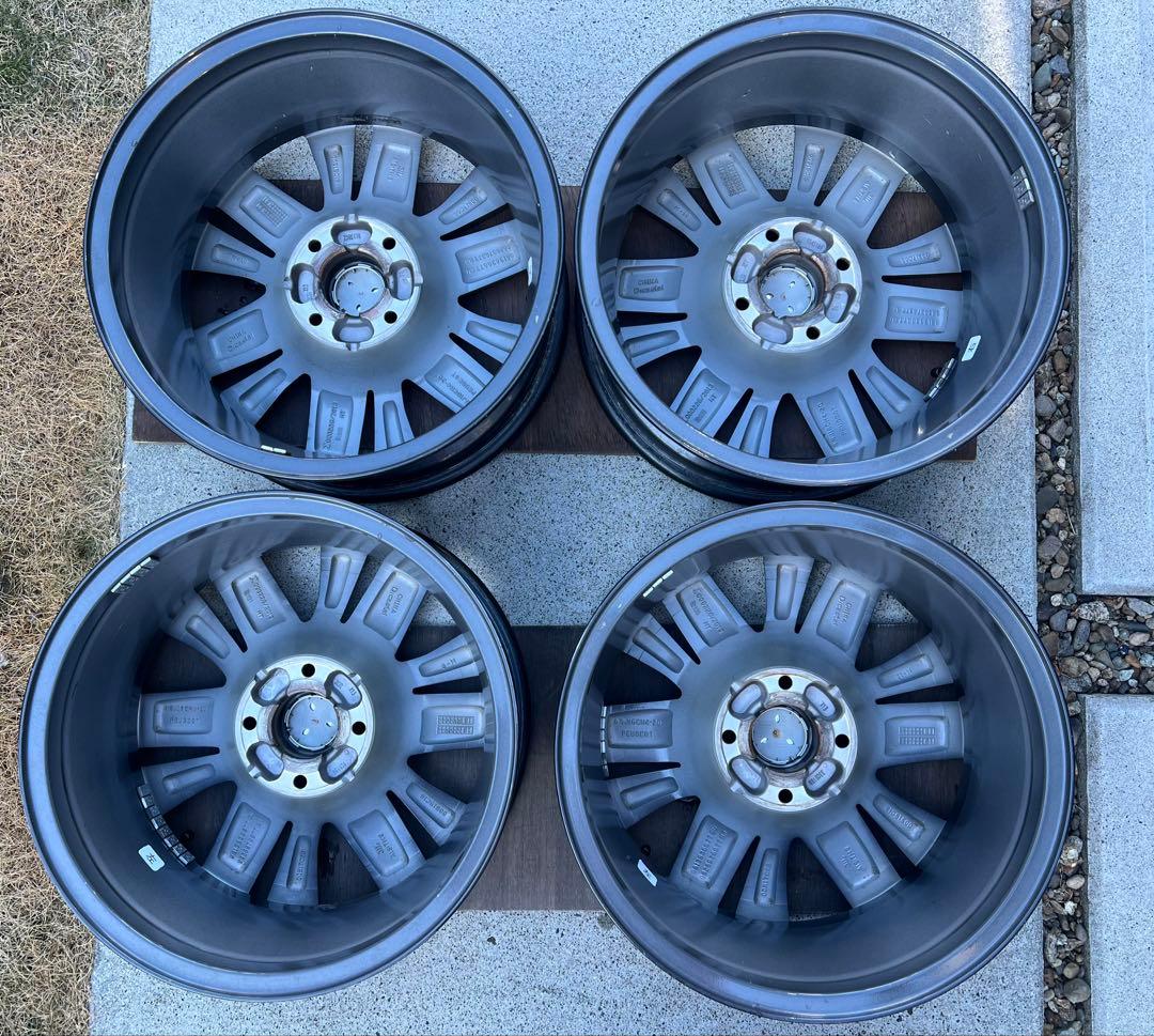 【美品】プジョー2008 純正 16インチ 6.5J+20ホイール 4本セット②