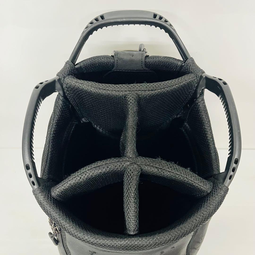 DESCENTE デサント　キャディバッグ　キャディバック　ゴルフバッグ　黒