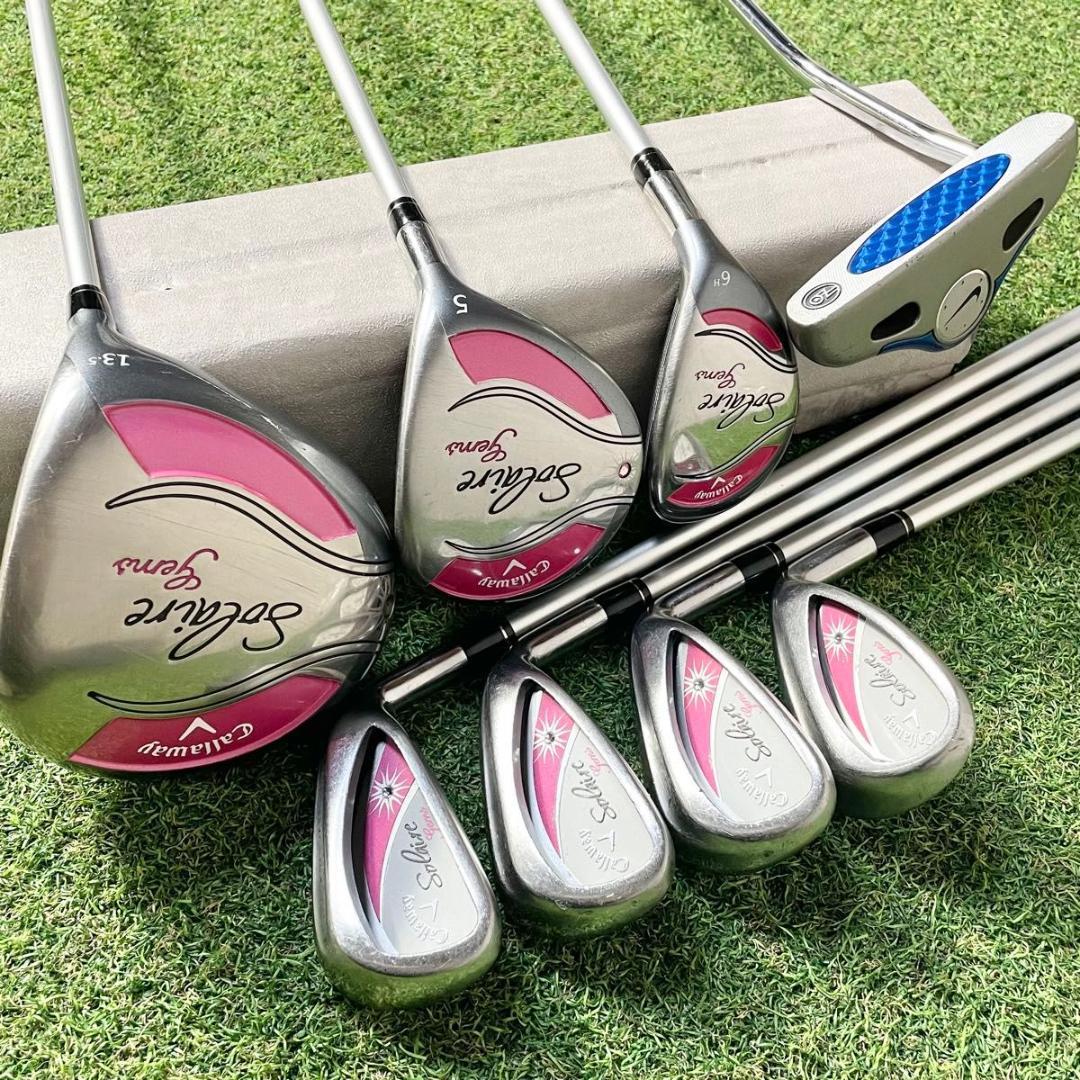キャロウェイ ソレイユ レディース ゴルフクラブセット 8本 右 L 人気 良品