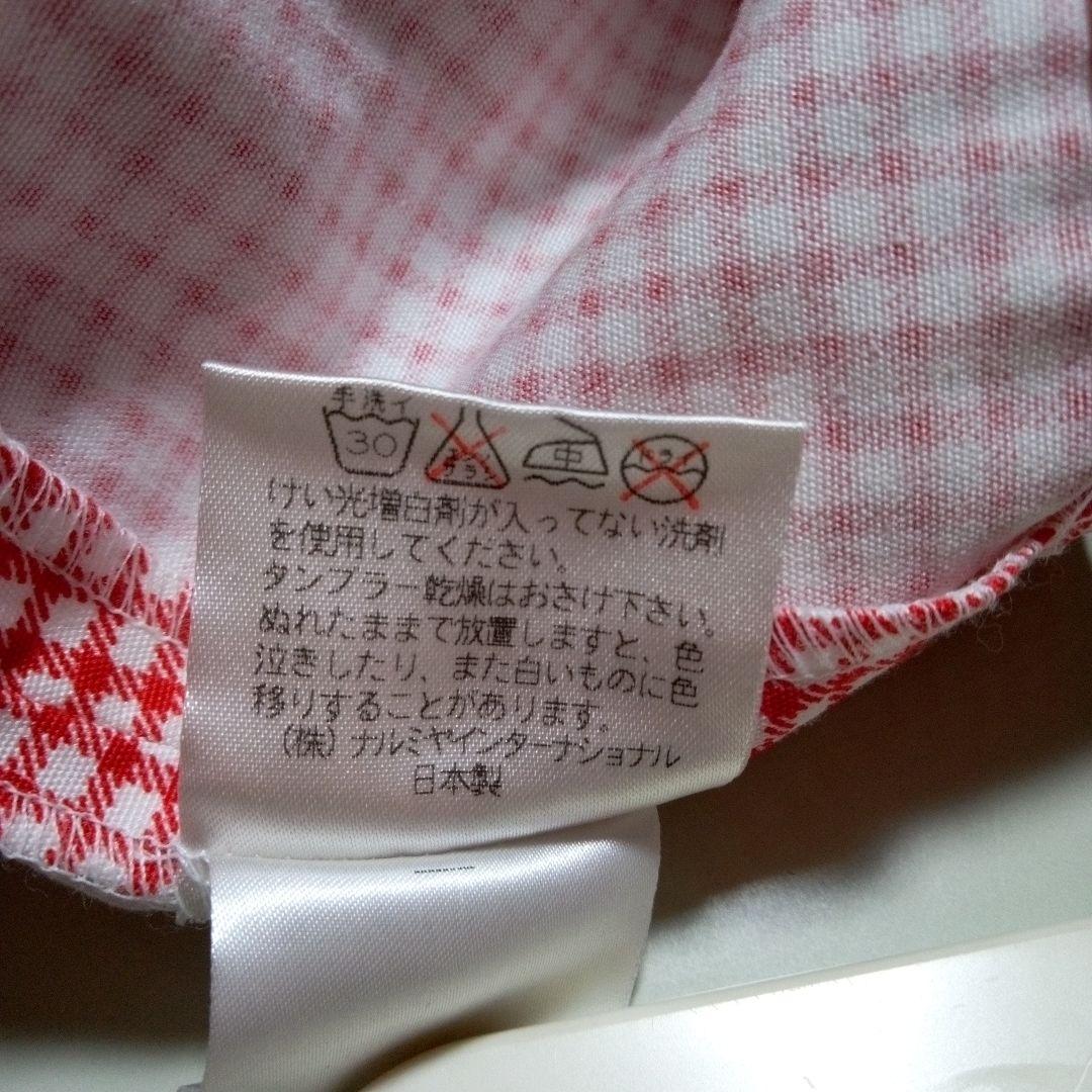 未使用品メゾピアノ　ベティ・ブープ 赤チェック スーツ　ジャケットショートパンツ