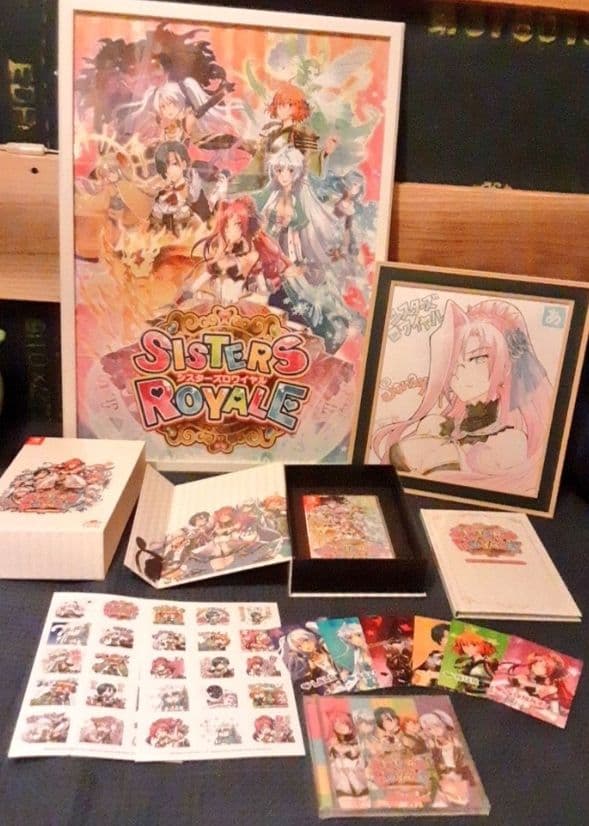 シスターズロワイヤルSwitch版　+　直筆イラストサイン色紙(園田未来先生)