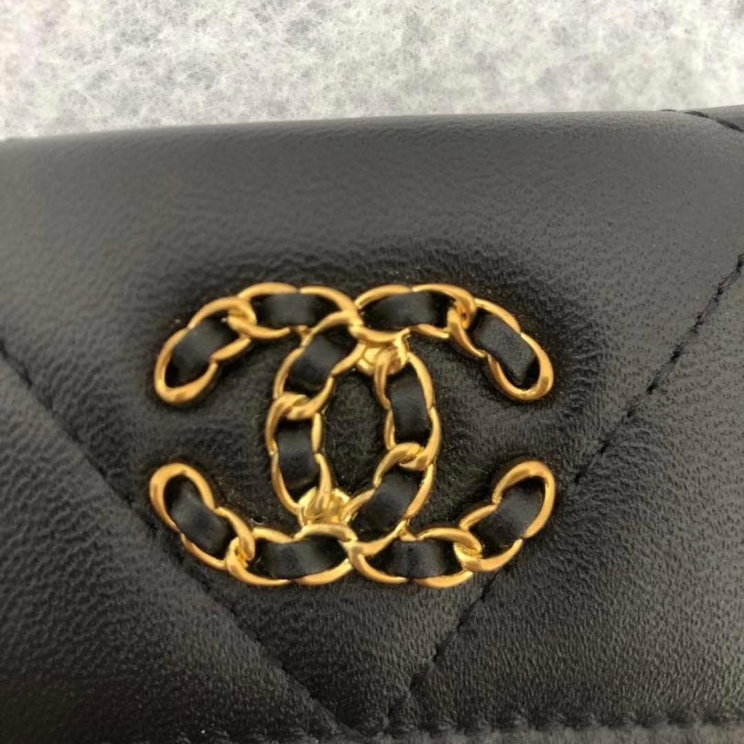 CHANEL ヴィンテージ財布 ブラック