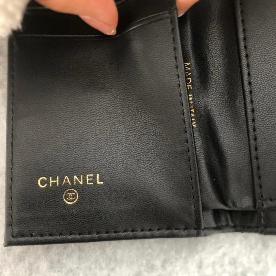 CHANEL ヴィンテージ財布 ブラック