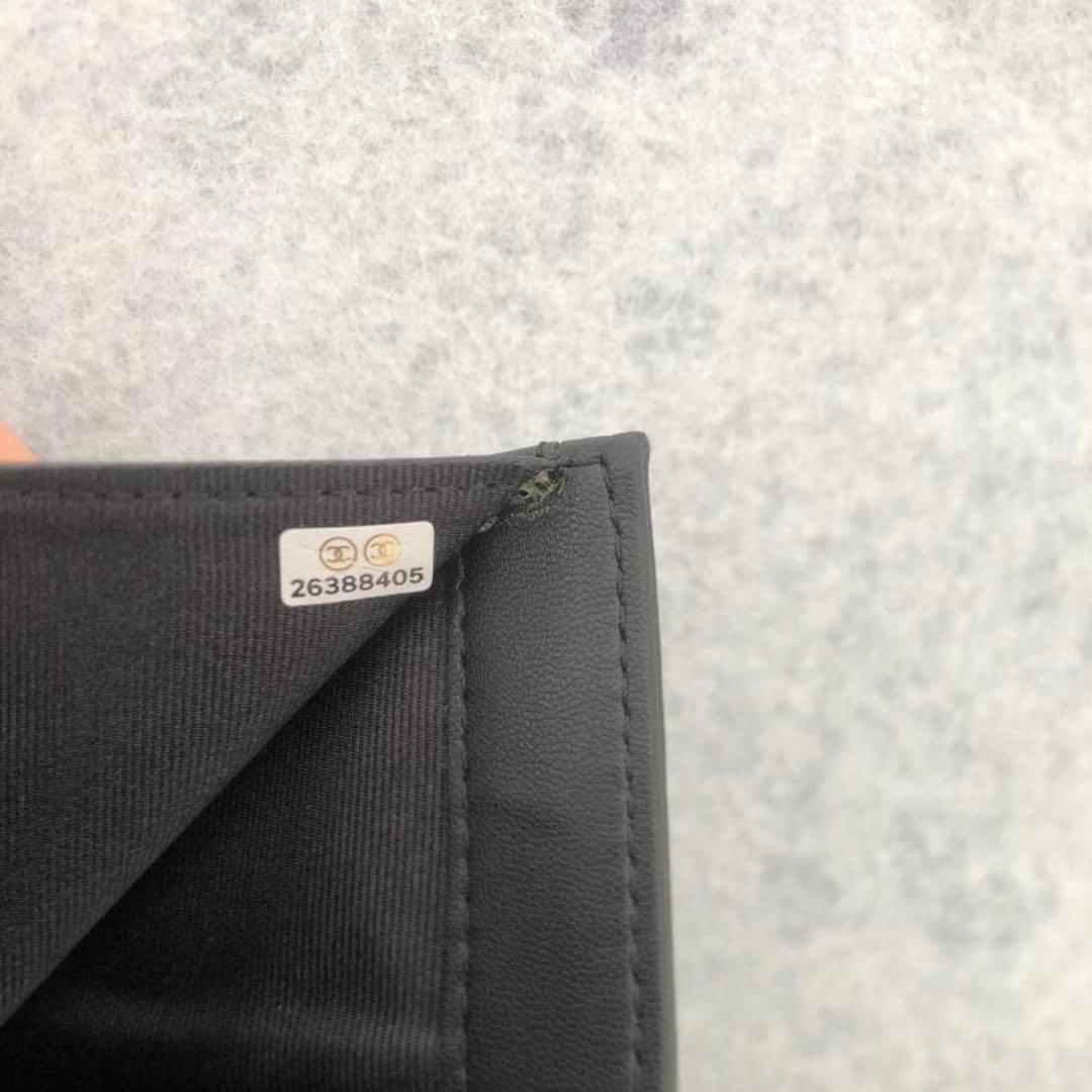CHANEL ヴィンテージ財布 ブラック