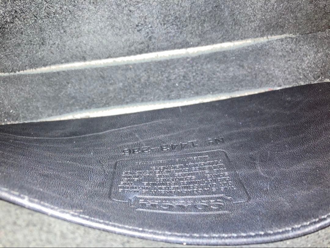 COACH オールドコーチ ショルダーバッグ　レザー　黒　ターンロック USA