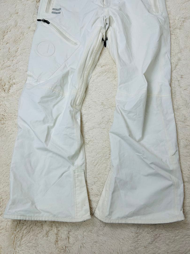 volcom ボルコム スノーボード スキー ウェア パンツ ゴアテックス 白