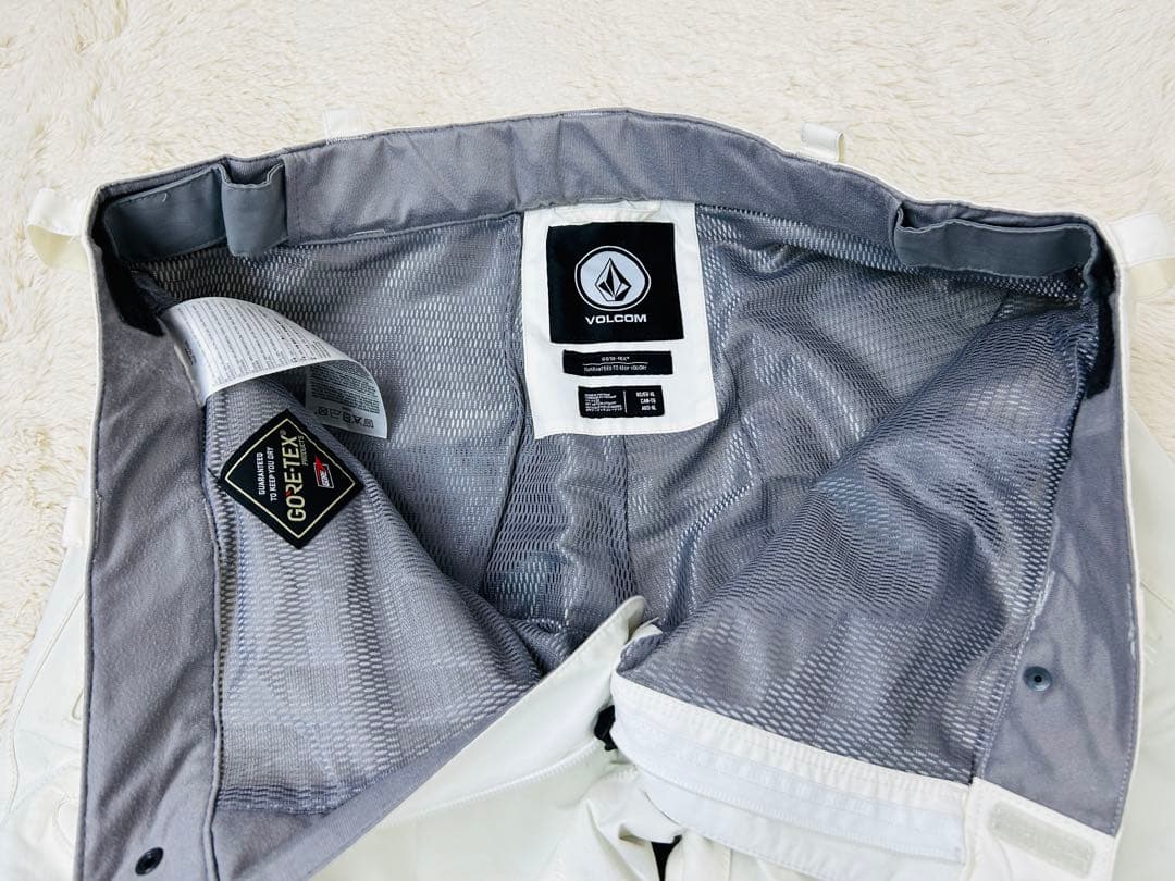 volcom ボルコム スノーボード スキー ウェア パンツ ゴアテックス 白