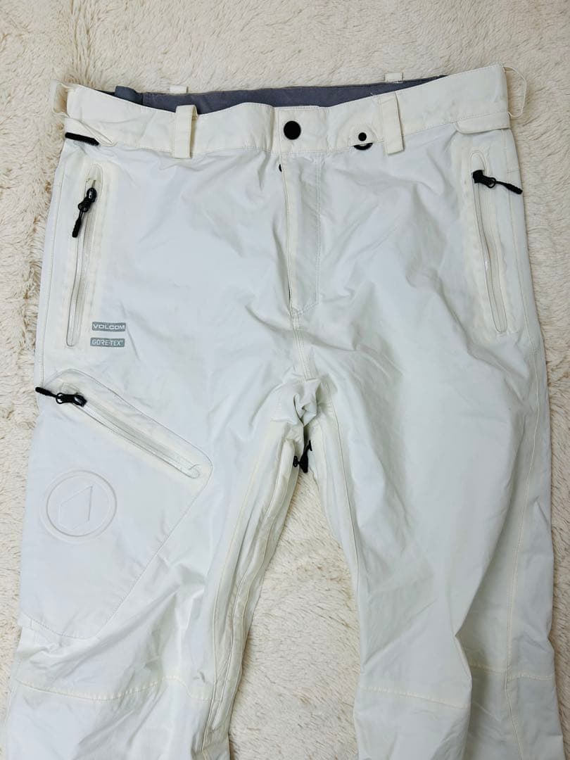 volcom ボルコム スノーボード スキー ウェア パンツ ゴアテックス 白