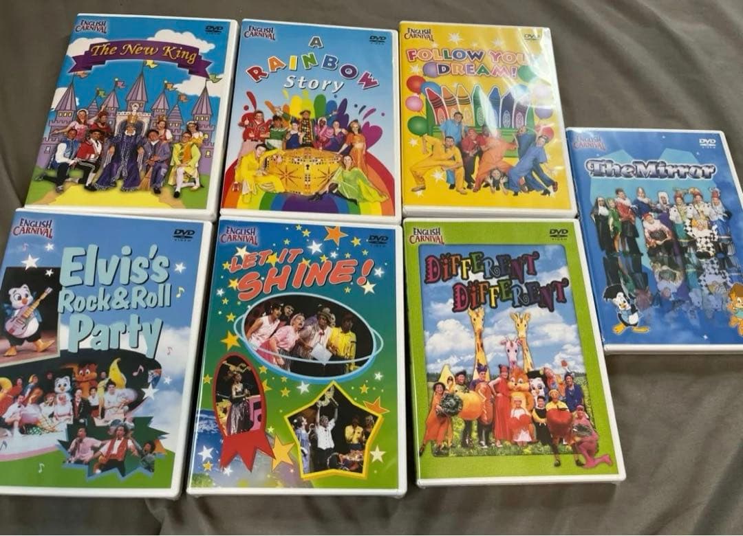 DVD dwe ec イングリッシュカーニバル　7本セット　英語ミュージカル