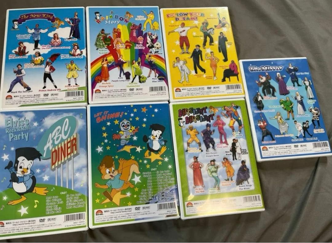 DVD dwe ec イングリッシュカーニバル　7本セット　英語ミュージカル