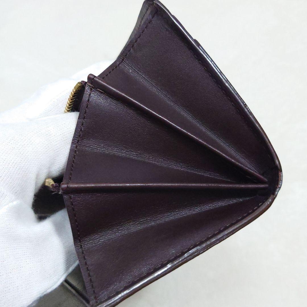 【極美品】ルイヴィトン☆モノグラム／ヴェルニ☆ポルトフォイユ・サラ☆アマラント