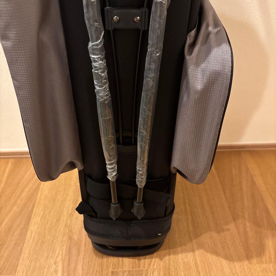 アディダス キャディバッグ 軽量スタンドバッグ 新品未使用　チャコール/ブラック