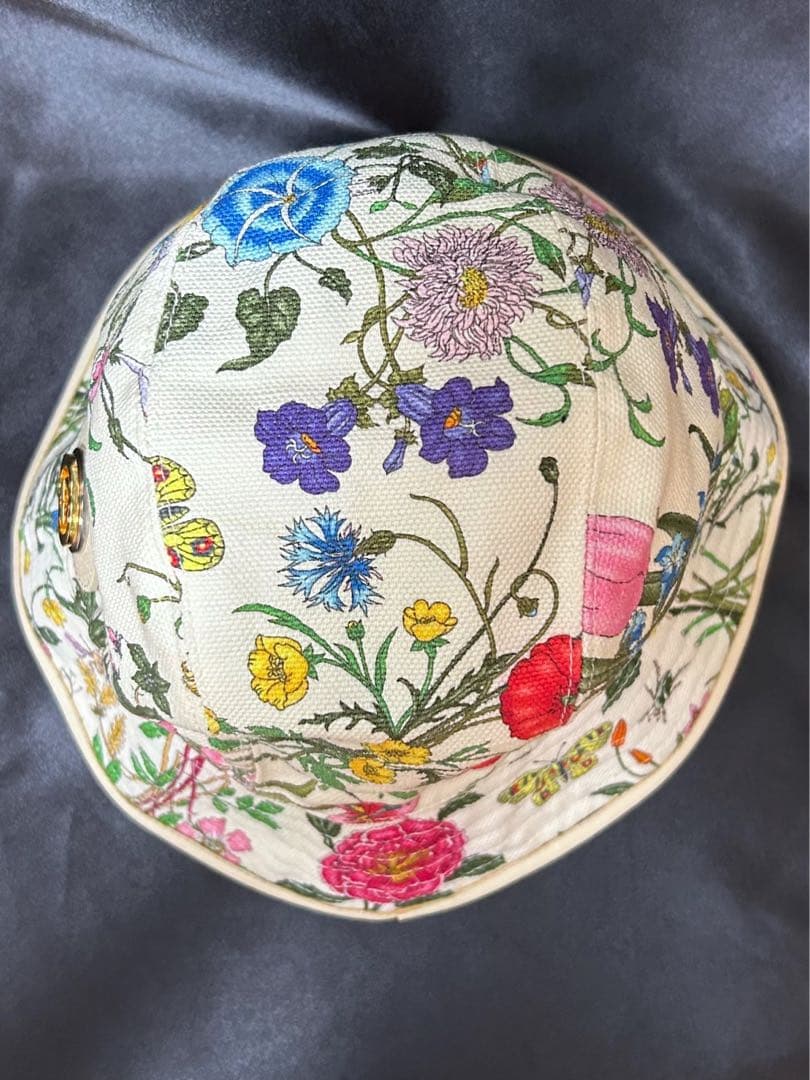 GUCCI グッチ ハット 花柄 フローラ GG金具 ロゴ