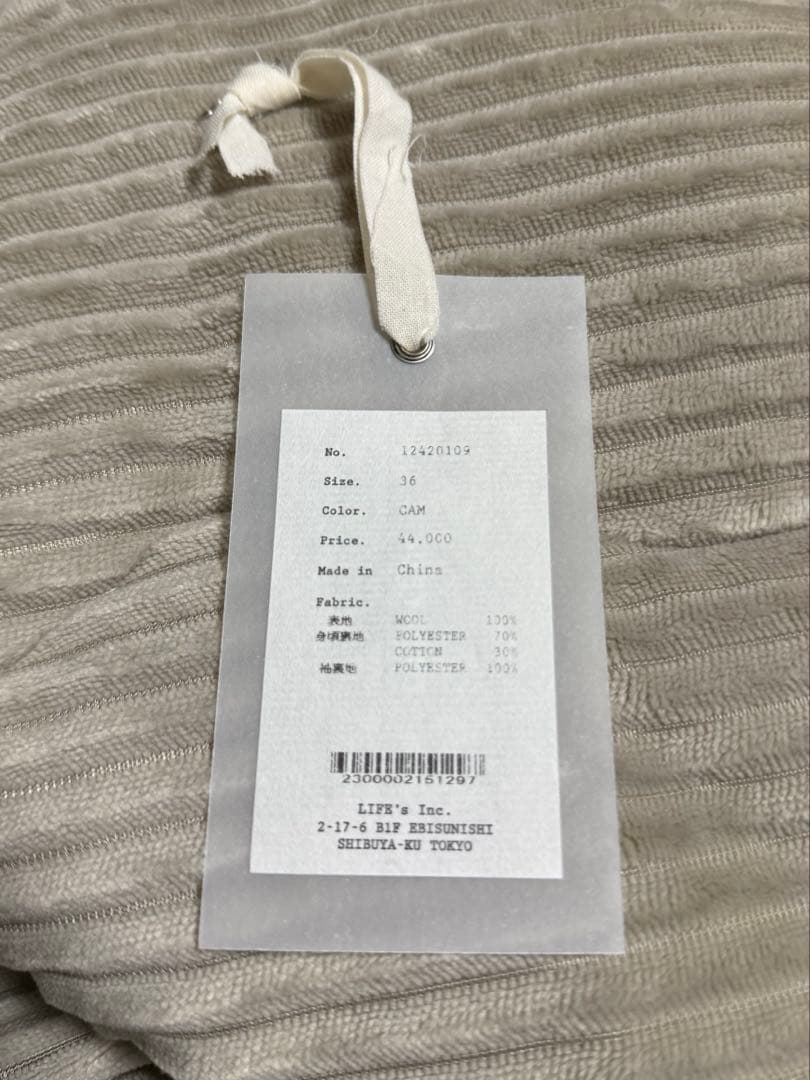 ジャケット・アウター todayful Wool100% Check Jacket