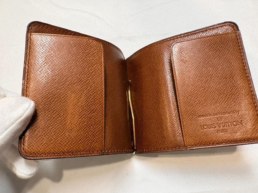 ルイヴィトン LOUIS VUITTON マネークリップ 札入れ 財布
