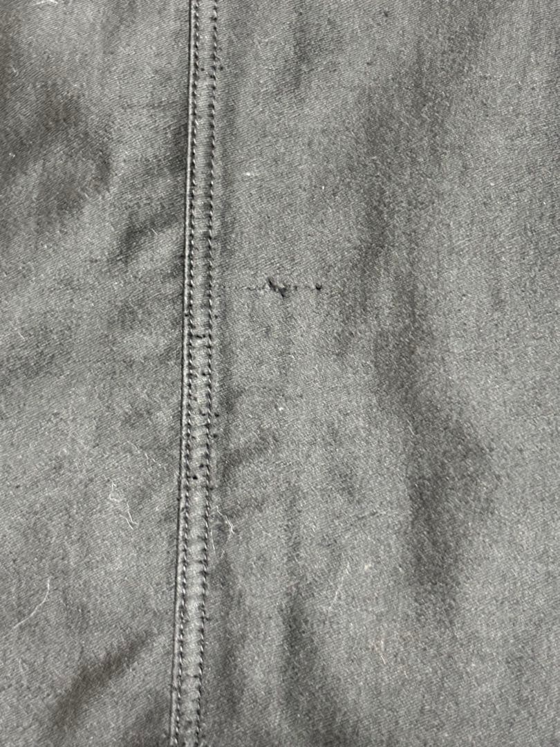 ブラックモールスキンジャケット フレンチヴィンテージ ユーロヴィンテージ