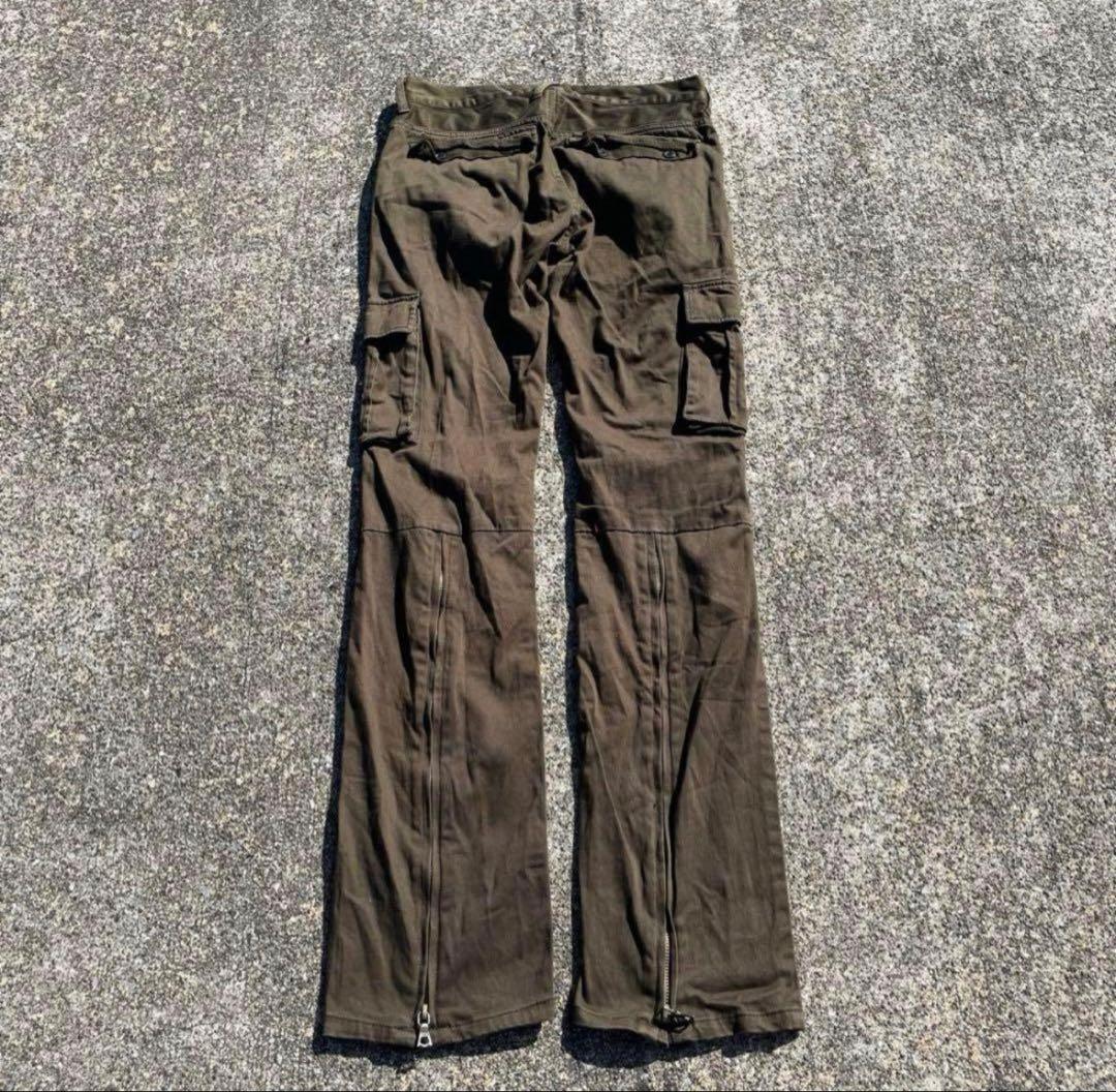 パンツ archive gimmick flare cargo pants