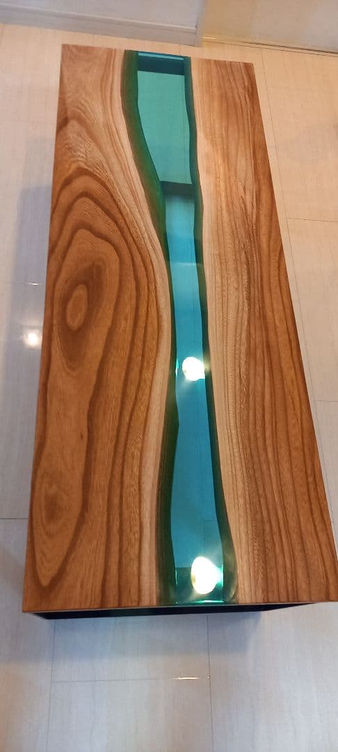 リバーテーブル　レジンテーブル　ローテーブル　センターテーブル　コーヒーテーブル