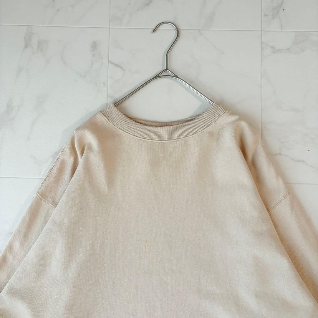 《ビアズリー》24AW BA刺繍入りドルマントレーナー　サイドジップ