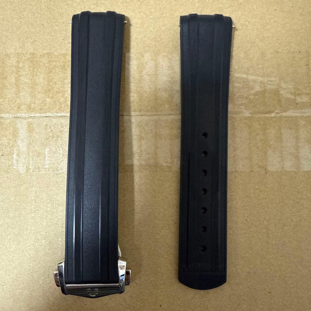 オメガ 純正 シーマスター ダイバー300M ラバーストラップ 黒 20mm