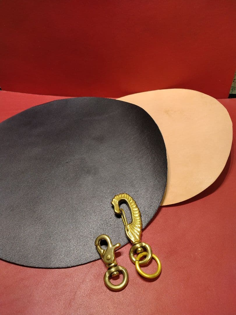 ★Gオリ様★ウォレットロープ＆革編みキーホルダー☆栃木＆ハーマンオークレザー